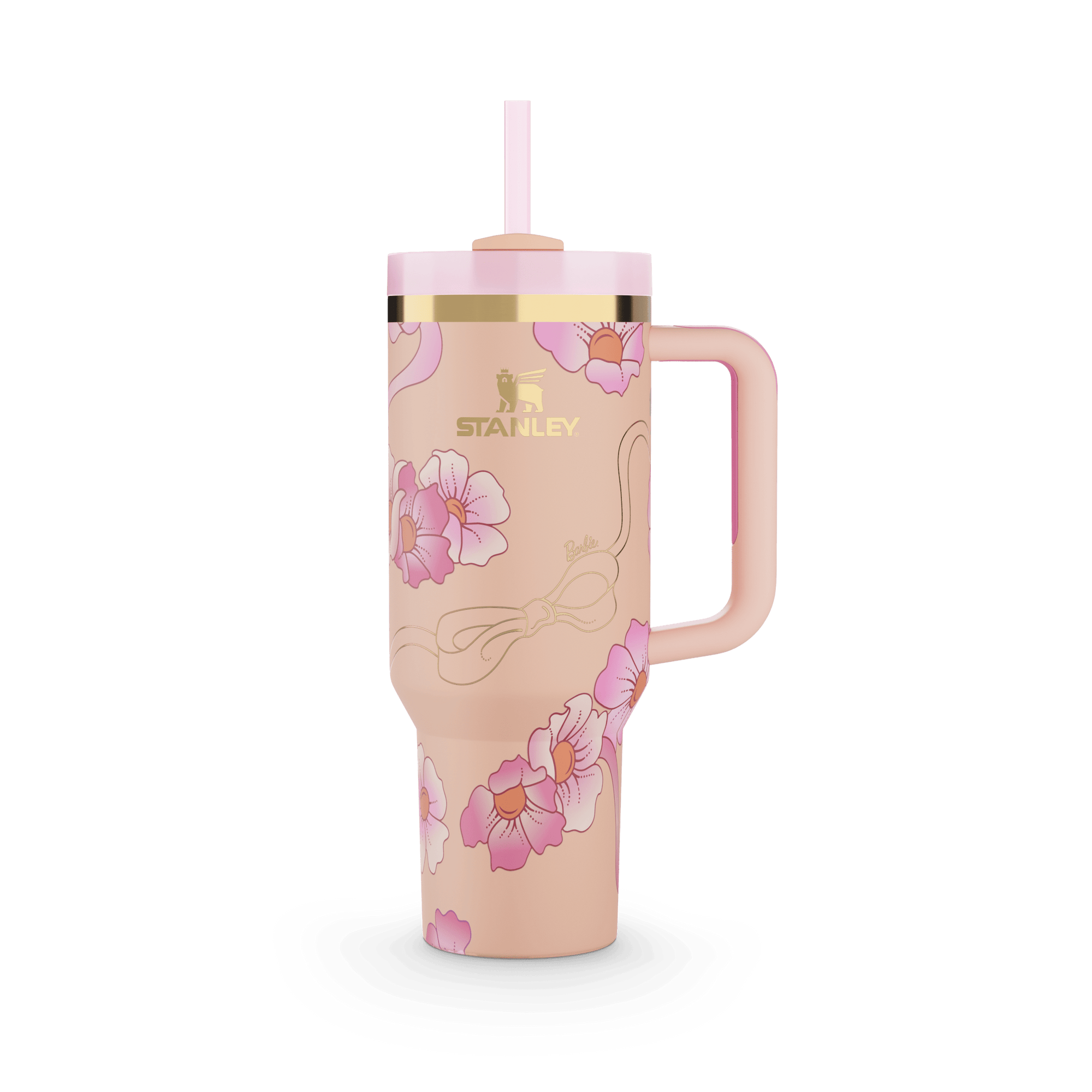 The Barbie? x Stanley ¡¯80s Peaches ¡¯N Cream Quencher | 40 OZ