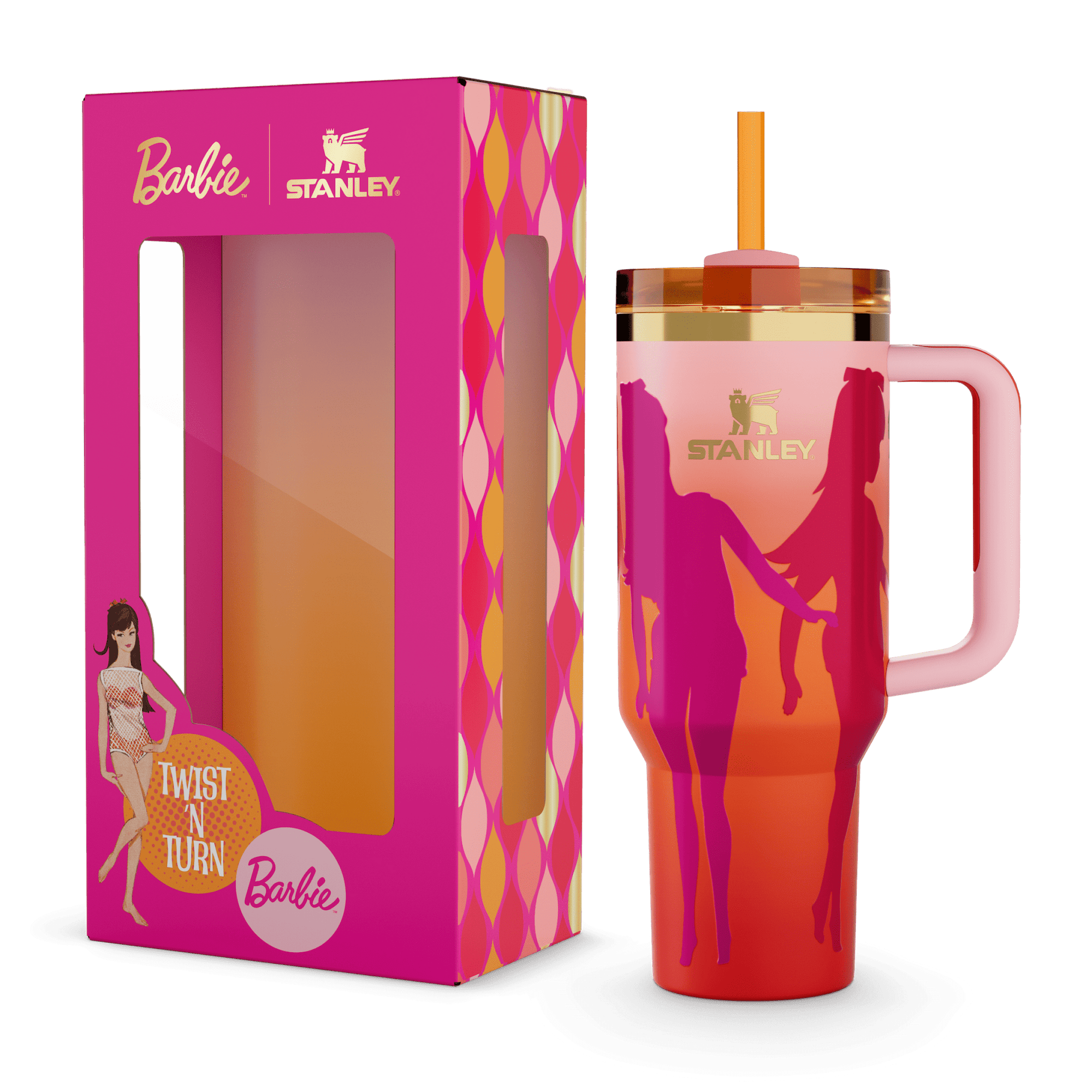 The Barbie? x Stanley ¡¯60s Twist ¡¯N Turn Quencher | 40 OZ (Vault)