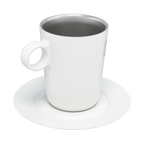 The DayBreak Caf¨¦ Latte Cup & Stillness Saucer | 10.6 OZ