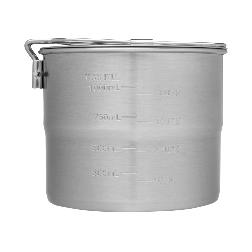 Adventure Stainless Steel Cookset For Two | 1.1 QT