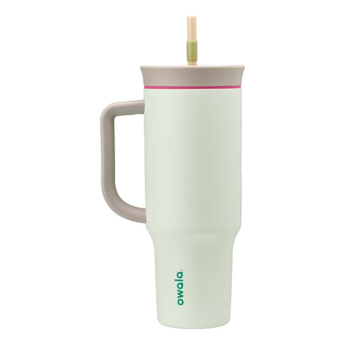 40oz Tumbler with Straw in Alpine Green