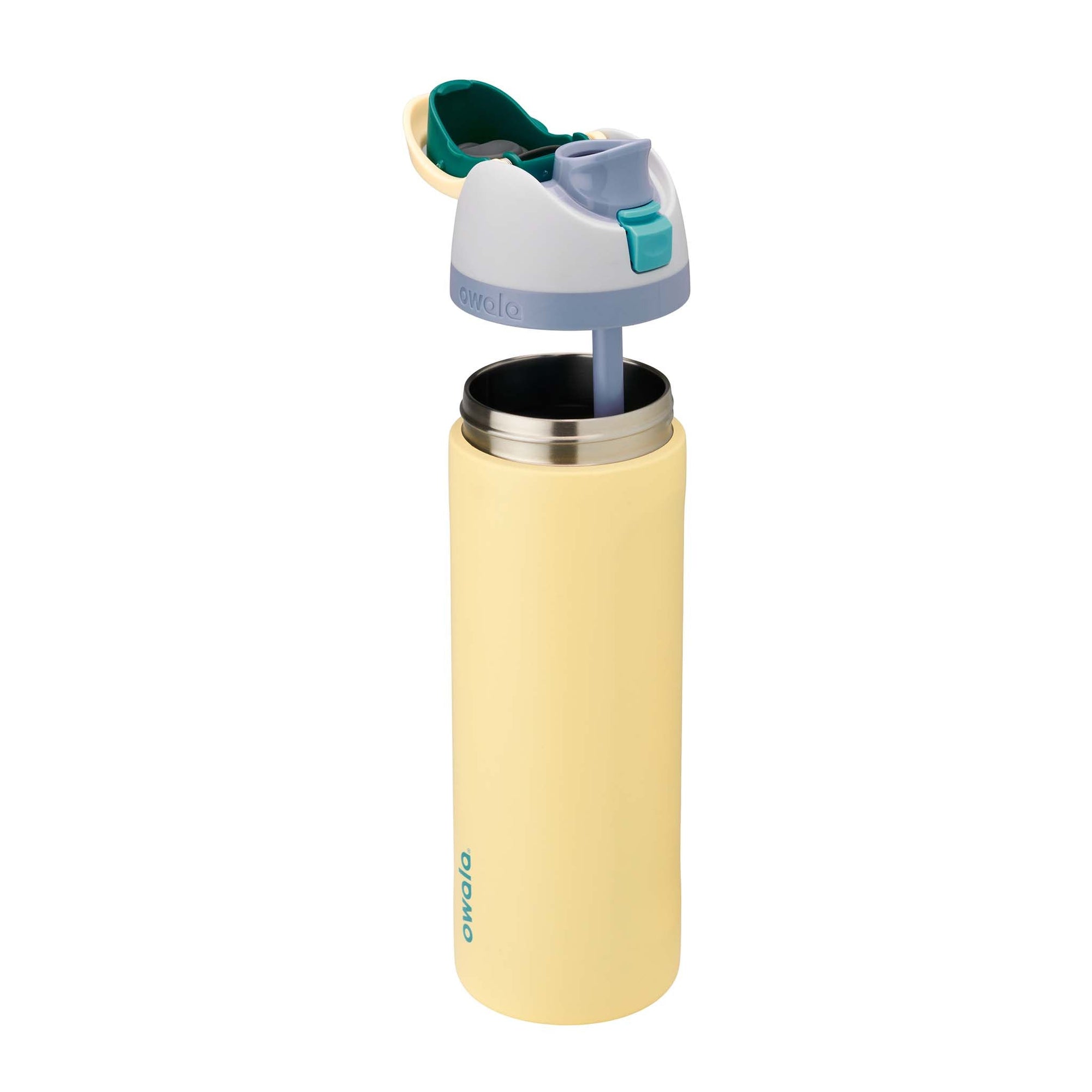 FreeSip 24oz Stainless Steel Water Bottle in Sunny Daze