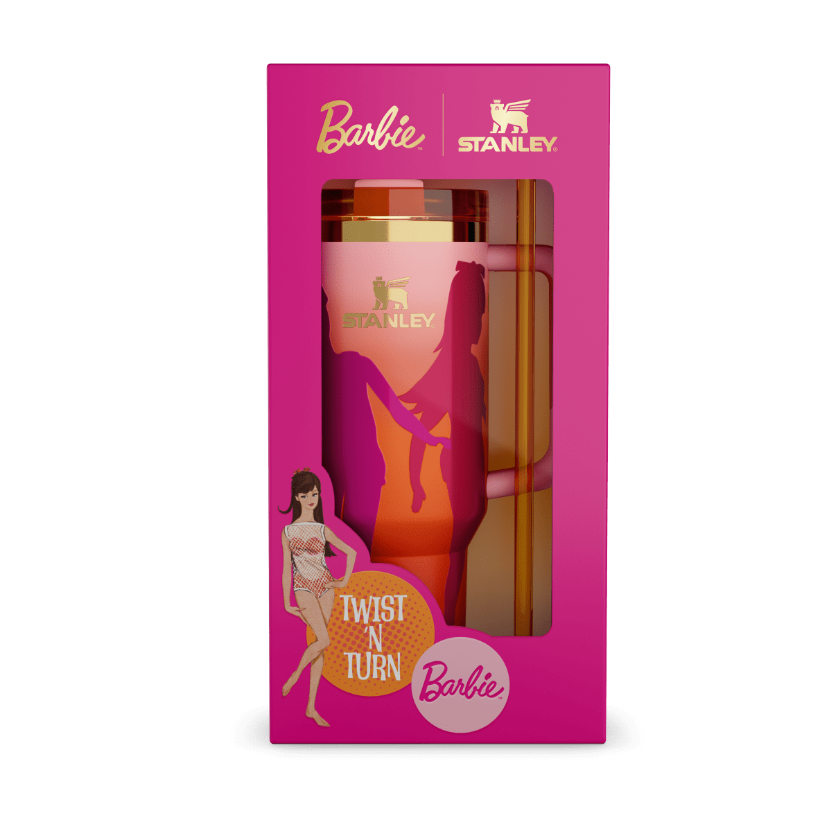 The Barbie? x Stanley ¡¯60s Twist ¡¯N Turn Quencher | 40 OZ (Vault)