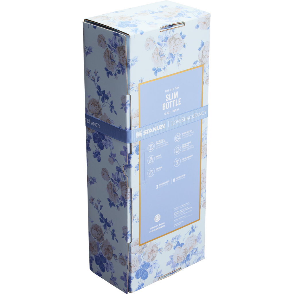 The Stanley x LoveShackFancy All Day Slim Bottle | 12 OZ (Vault)